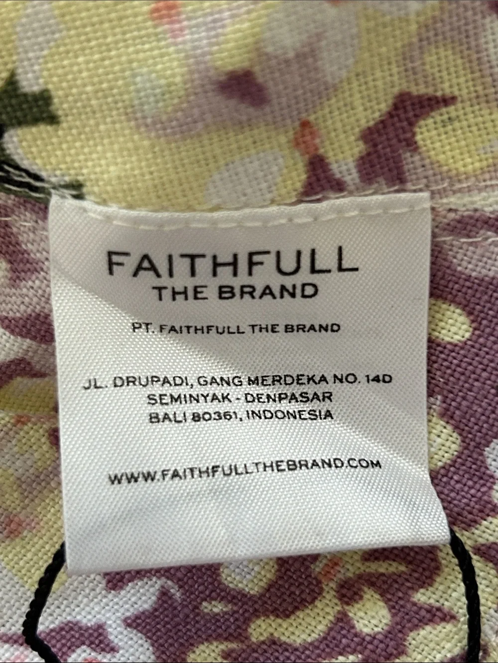Faithfull The Brand Venissa Floral 'Bettina' Bucket Hat. New with tags. One size